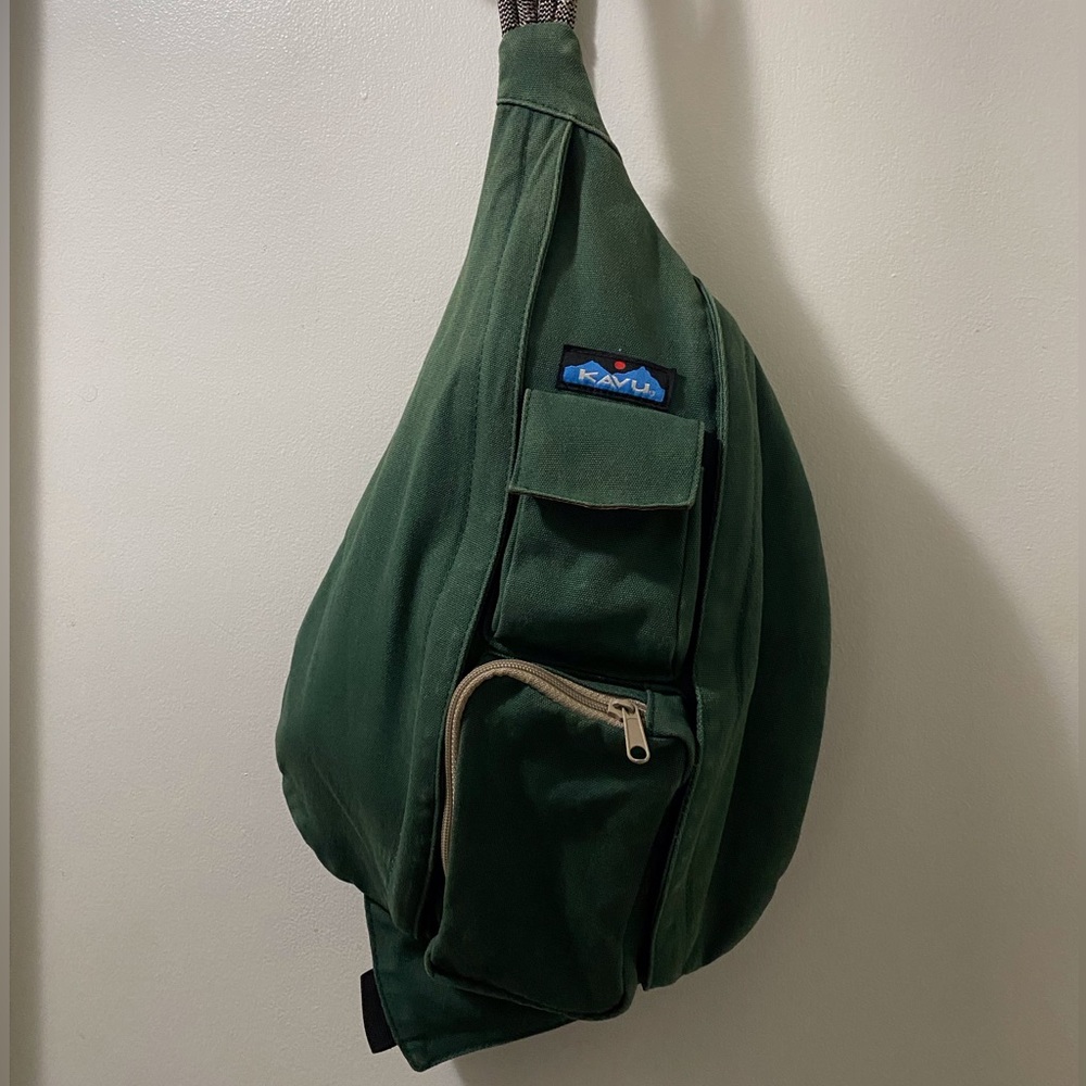 Green KAVU Sling Bag